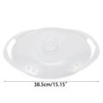thumbnail image 3 of Heat Resistance Steaming Pan Cover for TM5 TM6 TM31 Food Steamer Kitchen Food Processor Robot Lid Easy to Use, 3 of 4