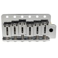 thumbnail image 3 of Musiclily Ultra 56mm(2-7/32 inch) American Vintage Style 6-Screw ST Tremolo Bridge with Modern Brass Saddles 42mm Solid Brass Block Push-In Arm for Strat Style Electric Guitar, Chrome, 3 of 5