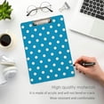 thumbnail image 5 of Coolnut Polka Dots Clipboard, Acrylic Standard A4 Letter Size Clip Board with Low Profile Clip for Office, Classroom, Doctor, Nurse and Teacher, 12.5"x9", 5 of 7