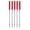 Red, variant on Pack of 5 Domestic Sewing Machine Needle Regular Point Needle for Stretch Fabric Jeand Leather Cloth
