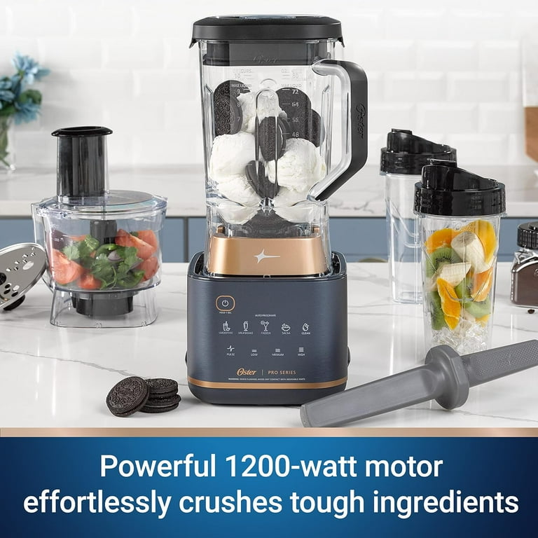 キッチン家電 Oster 2-in-1 System with Food Chopper Oster 700W 2-in-1 12 Speed Blender & Food Chopper, 6 Cup