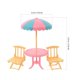 thumbnail image 2 of Mini Beach Chair Dolly House Accessories for Playing 2Sets with Sunshade, 2 of 5