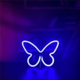 thumbnail image 3 of Luz colgante de neón LED con forma de mariposa de neón, funciona con USB o con pilas, para el hogar, dormitorio, bar, restaurante, Navidad, fiesta de cumpleaños, regalo, decoración de pared, 3 of 5