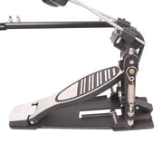 Topcobe Drum Pedal Black Steel Professional Double Bass Dual Foot kick Double Chain Drive Percussion Drum Set