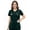 Hunter Green, variant on Scrub Tops for Women Soft Stretch V-Neck Medical Scrub Top with Pockets, Medium, Ceil Blue