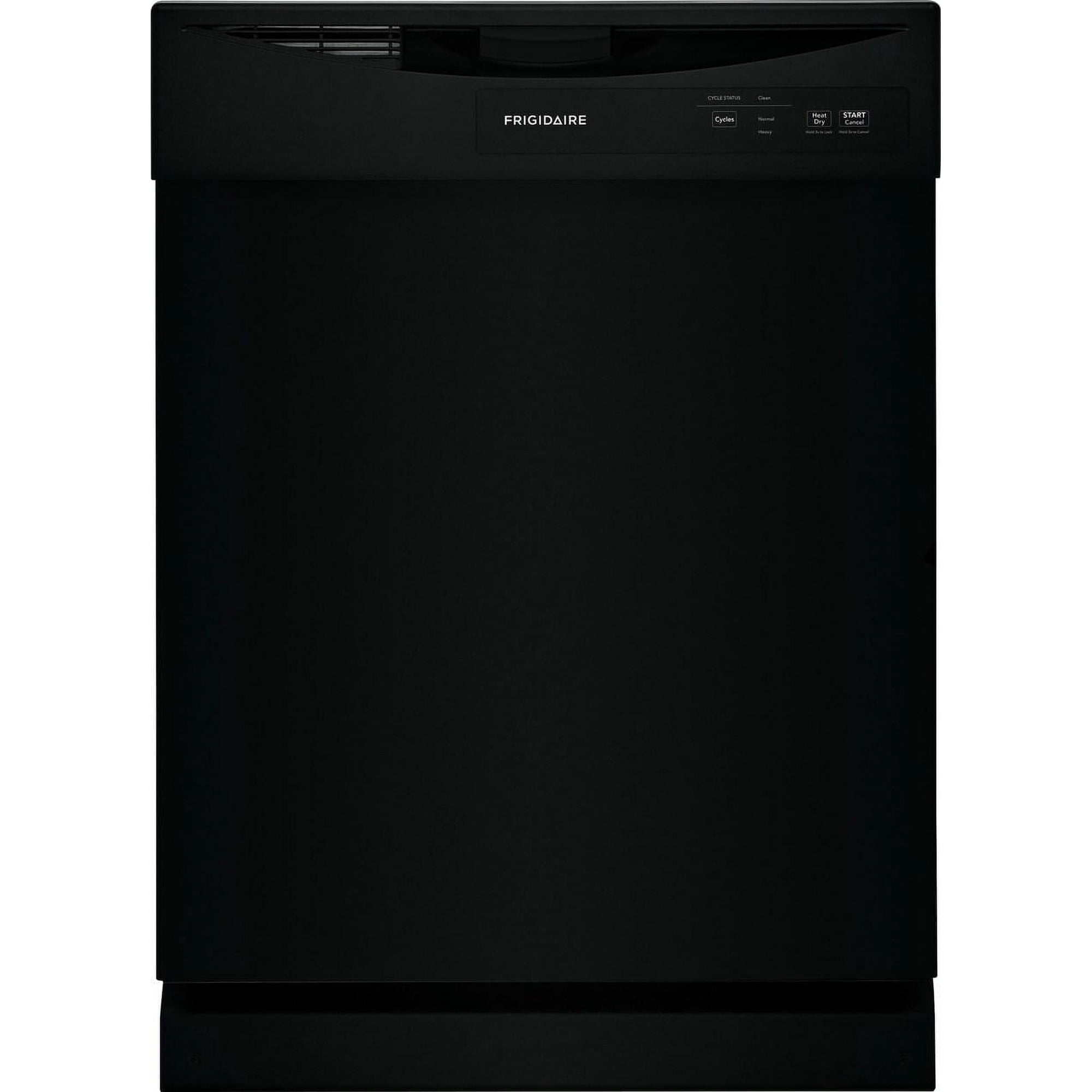 Frigidaire 24" Wide Front-Control Dishwasher, Black