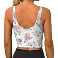 thumbnail image 2 of Yiaed Rose Flower B Print Ladies Waistcoat Women Sports Vest Vest Sports Women Sports Top Yoga Vest for women-Large, 2 of 8