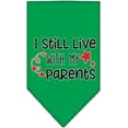 thumbnail image 5 of Pet and Dog Bandana Screen Printed, "I Still Live With My Parents", 5 of 9
