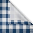thumbnail image 3 of Ambesonne Plaid Kitchen Curtains, Lumberjack Buffalo Checks Art, 55"x45", Dark Blue and White, 3 of 3