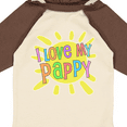 thumbnail image 4 of Inktastic I Love My Pappy Sun and Rainbow Letters Boys or Girls Long Sleeve Baby Bodysuit, 4 of 5