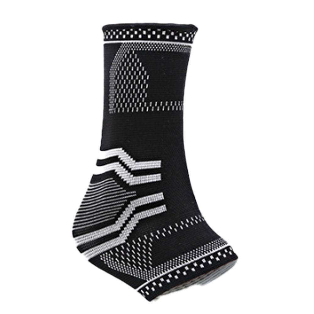 Ankle Brace Compression Support Sleeve with Stabilizing Gel Pads for