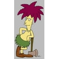 thumbnail image 2 of Men's The Simpsons Sideshow Bob Portrait  Graphic Tee Athletic Heather X Large, 2 of 5