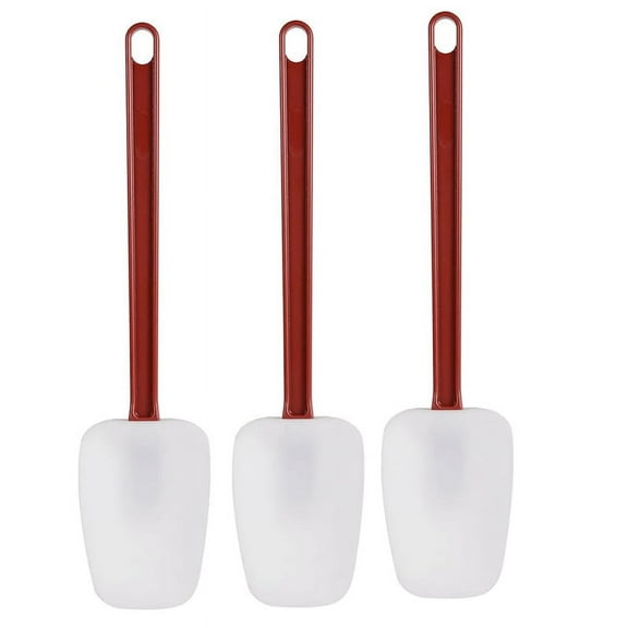 3Pack Spatulas Silicone Heat , Silicone , Rubber 10 Inches, Kitchen Use B