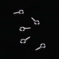 thumbnail image 6 of Techinal 600 Mini Screw Eye Pin Peg Jewelry Small Screw Eye Pins, Eye pins Hooks, Eyelets Screw Threaded Silver Clasps Hooks Eye Screws, 6 of 8