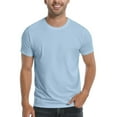 thumbnail image 2 of Men's Relaxed Fit T-Shirt, Ultra-Soft Cotton Short Sleeve Crewneck Tee, 2 of 4