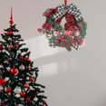 thumbnail image 5 of Decoraciones navideñas Venta Liquidación Corona navideña Decoración navideña Guirnalda de simulación Ventana Puerta Colgante Accesorios de decoración navideña Navidad 25 cm, 5 of 5