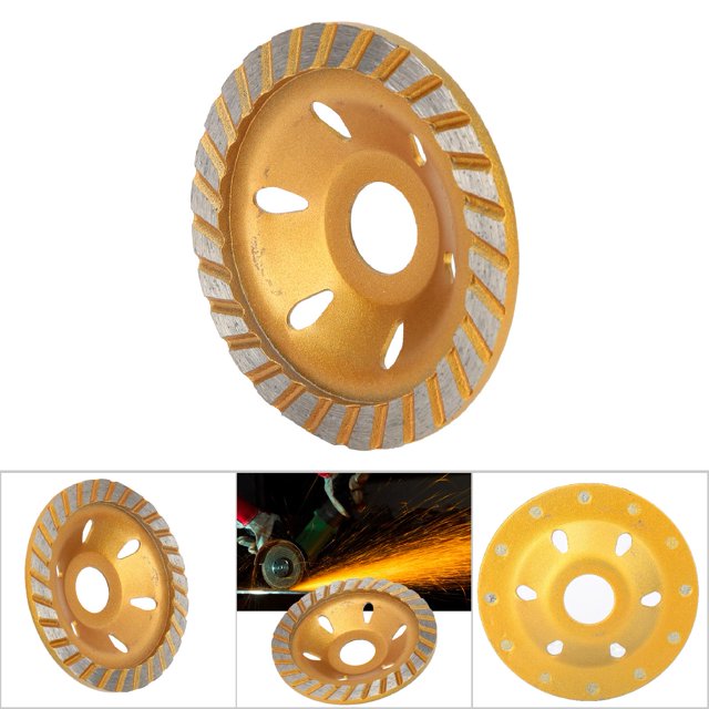 4 Muelas Abrasivas De Diamante Disco Abrasivo En Forma De Cuenco De 100 Mm Herramienta De Granito Para Hormigón, Buena , Alta Eficiencia Para Hormigón, Granito, Piedra Con