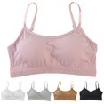 thumbnail image 4 of Ketyyh-chn99 Bras for Girls 2023 Girls Wireless Bras Comfortable Cotton Training Bras for Teens White, 4 of 5