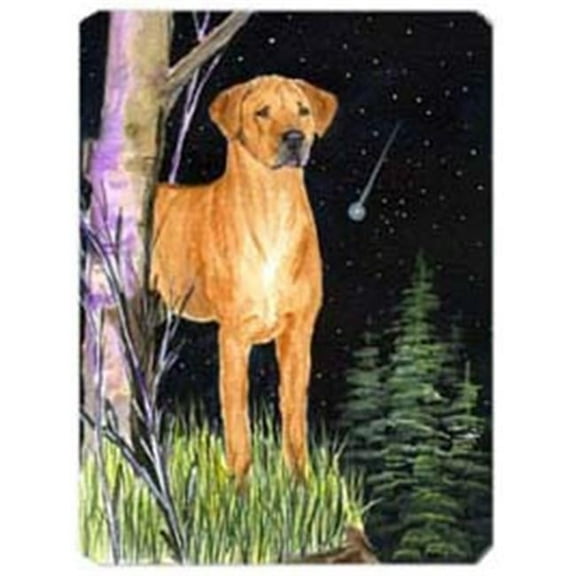 Starry Night Rhodesian Ridgeback Mouse Pad