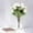 White, variant on Awepensk Artificial Rose Silk Flowers Bouquets with Green Eucalyptus Plant for Bride Bridesmaid Centerpieces Floral Arrangement Home Decoration (White 11"x5.9")