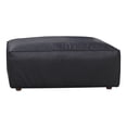 thumbnail image 1 of MOE'S Home FORM OTTOMAN VANTAGE BLACK LEATHER, 1 of 4