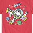 thumbnail image 3 of Disney's Toy Story - Buzz Space Collage - Toddler & Youth Short Sleeve Graphic T-Shirt, 3 of 5