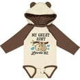 thumbnail image 3 of Inktastic My Great Aunt Loves Me with Sloth and Hearts Boys or Girls Long Sleeve Baby Bodysuit, 3 of 5