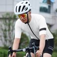 thumbnail image 4 of WOSAWE - Maillot de ciclismo para hombre, manga corta, camisetas para ciclismo de montaña, transpirables, reflectantes, ligeras, ropa deportiva, 4 of 5