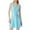 Light Blue, variant on Wancir Swim Dress for Women One Piece Tummy Control Swimsuit Sleeveless A Line Strappy Back Vintage Modest Bathing Suits