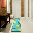 thumbnail image 6 of Kitchen Rugs and Mats Non-Skid Washable Runner Rugs Summer Slice Lemons and Leaves Long 72x24 inch for Floor Cushioned Hallway Entryway Indoor 2x6, 6 of 7