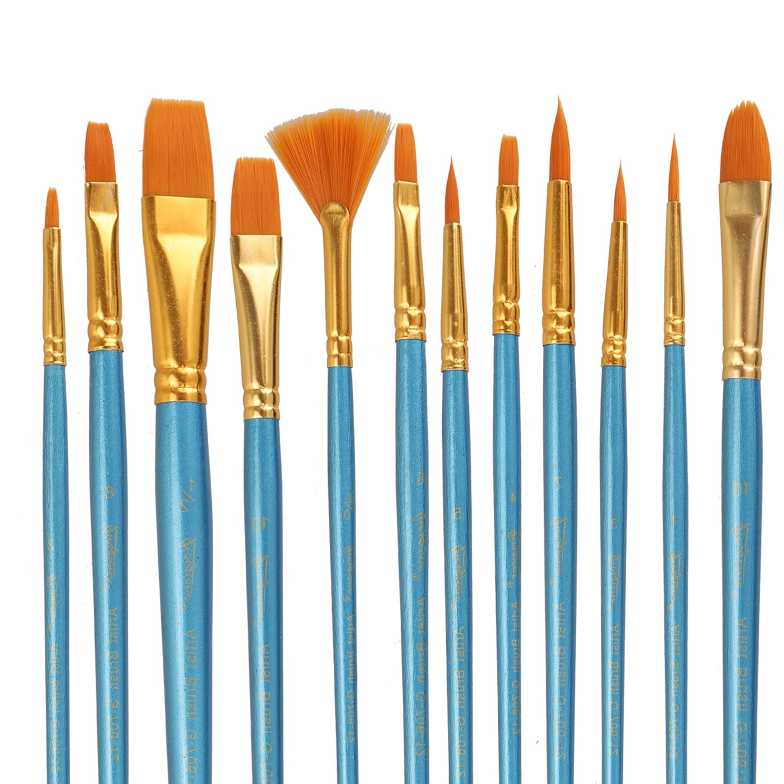 Acrylic Paint Brushes Set, EEEkit 12PCS Tip Artist