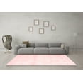 thumbnail image 3 of Ahgly Company Indoor Round Solid Red Modern Area Rugs, 6' Round, 3 of 4
