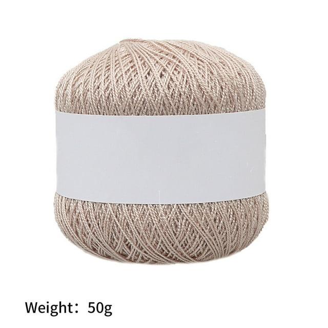 Knitting Thread Cotton Crochet Yarn yarn crochet knitting Embroidery Clothes Sweater Tapestry Weave Line DIY Accessory, Light Brown