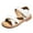 White, variant on FAOWME Child Shoes Fashion Comfortable Soft Sole Sandals Beach Outdoor Flat Casual Sandals White 3-3.5 Years