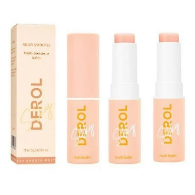 1-3psc Derol Silky Smooth Collagen Multi Moisturizing Balm Stick Hydrating Bounce Anti-wrinkle Moisturizin G
