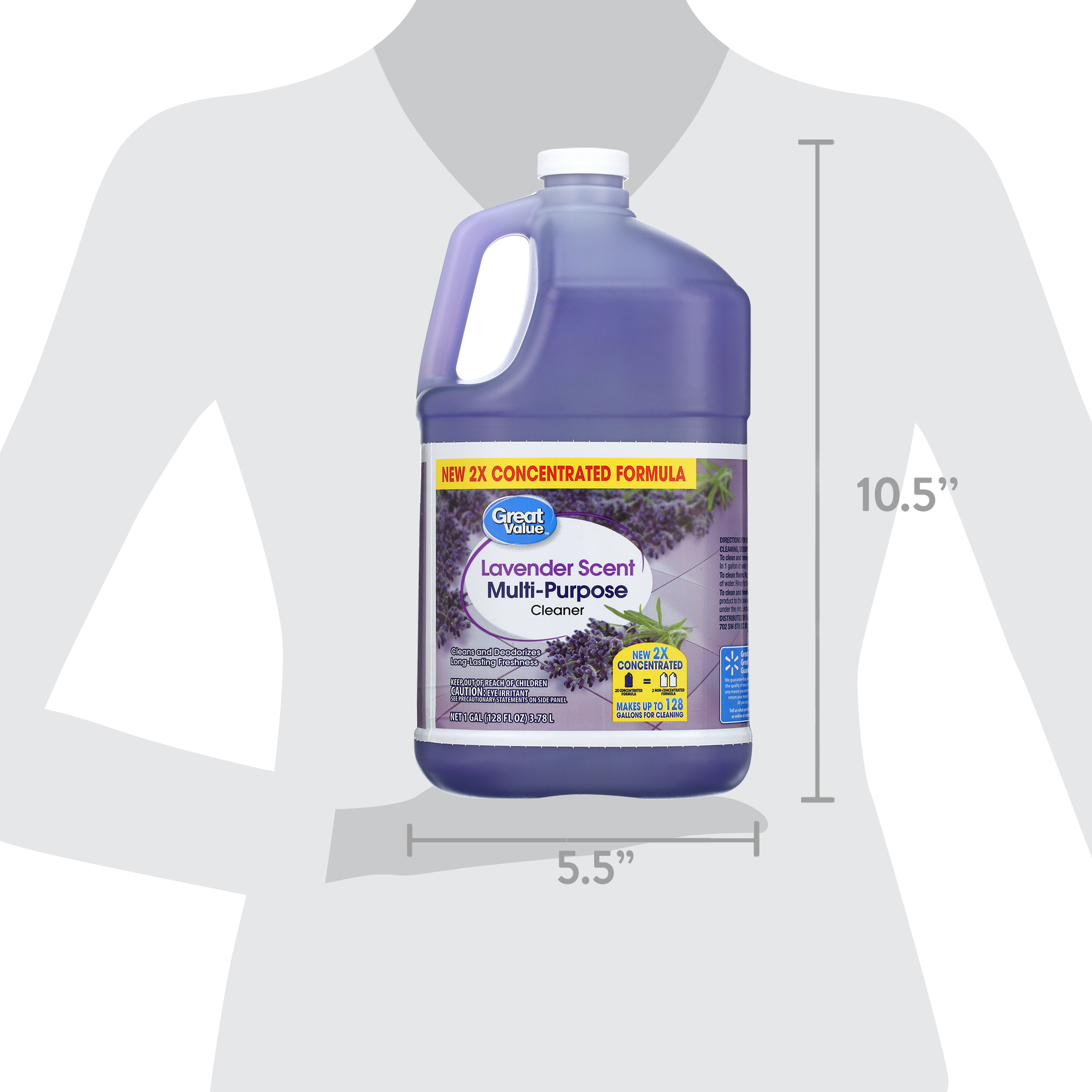 Great Value Multi-Purpose Cleaner, Lavender, 128 fl oz photo 6