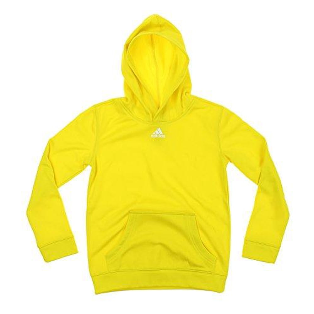 Adidas Youth Athletic Performance Hoodie, Yellow