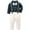 Dark Green, variant on newwalpole Baby Boy Clothes Suits Toddler Dress Shirt With Bowtie Suspender Pants Outfit Sets Gentleman Wedding Dark Green for Size 4-5 Years