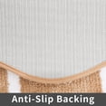 thumbnail image 4 of Extra Thick Bath Linen Rug Set Soft Plush Anti-Slip Bath Mat Water Absorbent Shaggy Polyester for Bathroom Living Room Bedroom Gray 24x36 Inches, 4 of 6