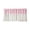 Pink, variant on Miwamany Lace Curtain, Rod Pocket Short Half Window Tier Curtain with Bow Decor, Light Filtering Plaid for Kitchen Bathroom 30 IN
