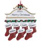 thumbnail image 2 of Paquete de 2 adornos personalizados para árbol de Navidad familiar 2021 Meskcv, 2 of 4