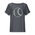 thumbnail image 3 of Camiseta de manga corta estampada casual para mujer OAVQHLG3B Store  lin121212, 3 of 4