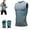 Gray, variant on Ironfit Shirt Men, 2025 New Slimming Sleeveless Vest, Comfortable Breathable Shape Shirt, Build a Toned Body