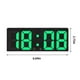 thumbnail image 3 of Reloj despertador digital Simples LED con pantalla digital grande, reloj despertador de moda, totalmente funcional, para escritorio, mesita de noche, estudio, cocina, reloj con marco blanco. Reloj des, 3 of 7