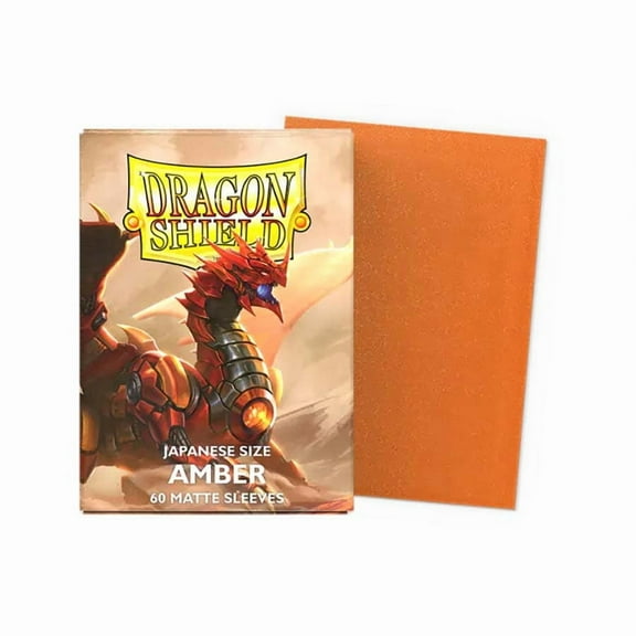 Dragon Shield Japanese Sleeves: Matte: Amber (60ct)