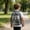 Black#2294, variant on Clear mini backpack for kids, transparent smoky black see-through backpack with mesh side pockets, waterproof school bag for boys and girls