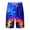 Blue, variant on JLFKNG Casual Mens Swim Shorts Plus Size Swim Bottoms Drawstring Loose Fit Casual Sports Running Straight Leg Knee Length Swim Shorts Comfy Swim Trunks