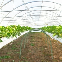 RENACLIPY 5Pcs Greenhouse Holders Steel Support Garden Row Covers Arch Shaped Gardening Use