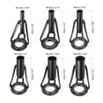 thumbnail image 2 of 2-6mm Stainless Steel Fishing Rod Tip Repair Kit, Pole Ring Guide Replacement for Fishing, Black 6 Pack, 2 of 6