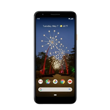 Refurbished Google GA00656-US Pixel 3a 5.6" 64GB RAM SmartPhone, Clearly White